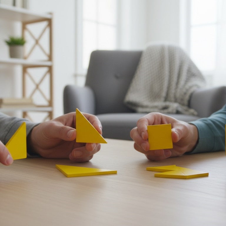 Set 2 Tangram – Ensamblaje terapéutico para entrenar la mente