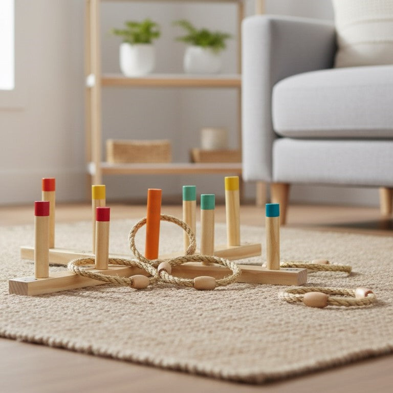 Ring Challenge – Actividad motriz para trabajar equilibrio, puntería y coordinación